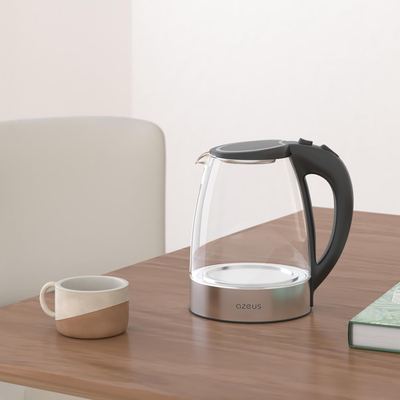Kettle in use