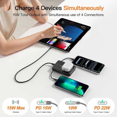 Power bank charging phone