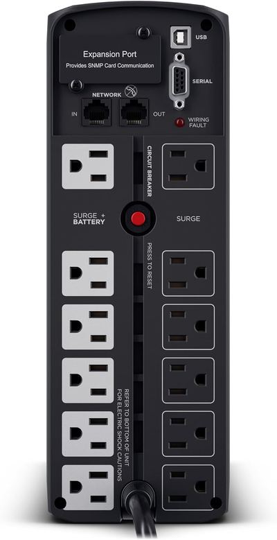 UPS front panel